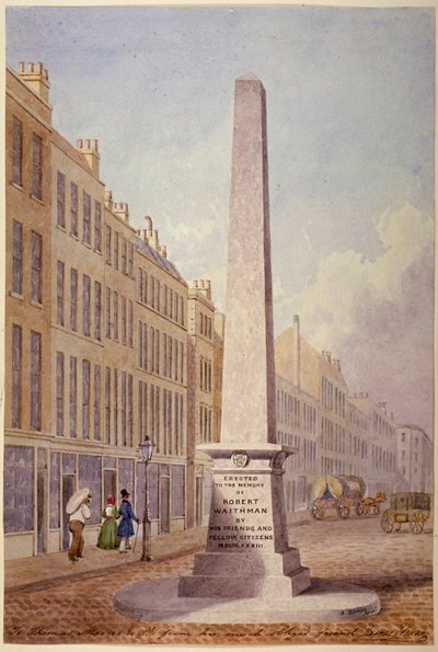Pomnik na skrzyżowaniu Farringdon Street i Fleet Street, City of London, 1833 autorstwa James Elmes