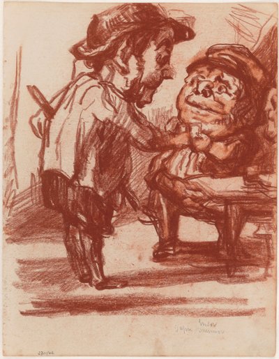 Nach Daumier: Die fröhlichen Jäger autorstwa James Ensor