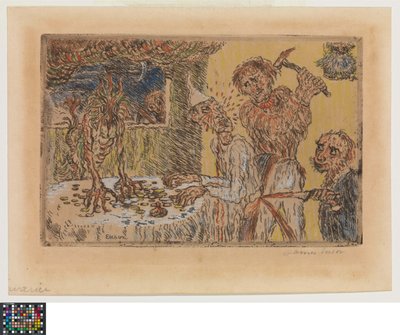 Chciwość autorstwa James Ensor
