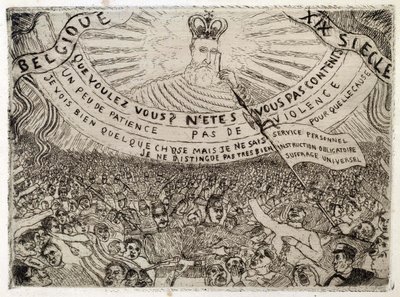 Belgia w XIX wieku autorstwa James Ensor