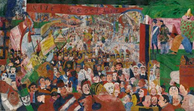 Wjazd Chrystusa do Brukseli w 1889 r. autorstwa James Ensor