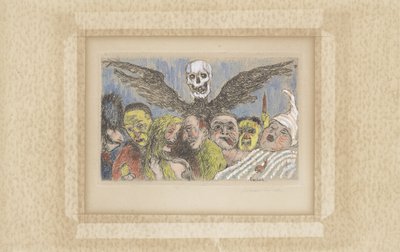 Grzechy główne pokonane przez śmierć autorstwa James Ensor