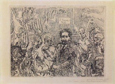 Demony mnie drażnią autorstwa James Ensor