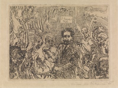 Demony drażnią się ze mną autorstwa James Ensor