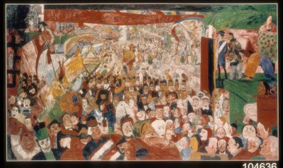 Wjazd Chrystusa do Brukseli w 1889 r. autorstwa James Ensor