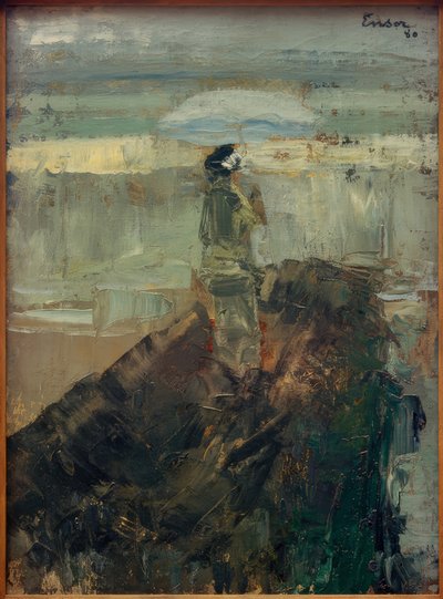 Pani na falochronie autorstwa James Sidney Ensor