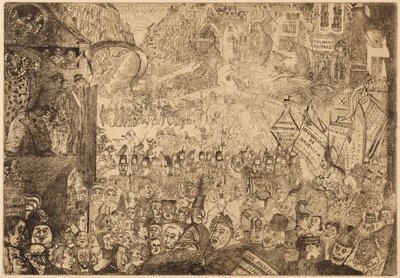 Wjazd Chrystusa do Brukseli autorstwa James Ensor