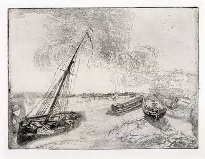 Osierocone łodzie autorstwa James Ensor