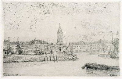 Widok na Ostendę od strony wschodniej autorstwa James Ensor