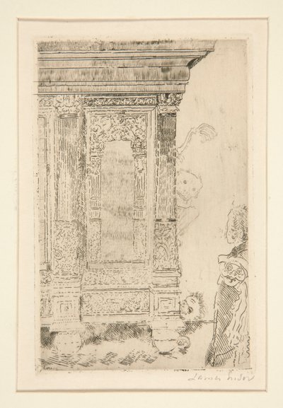 Le meuble Hant? (Nawiedzone meble) autorstwa James Ensor