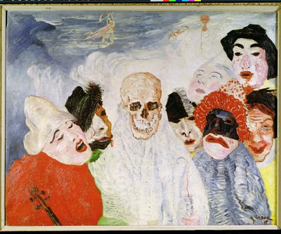Maski i śmierć autorstwa James Ensor