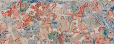 Splecione potwory Niezszyte, splecione (A) autorstwa James Ensor