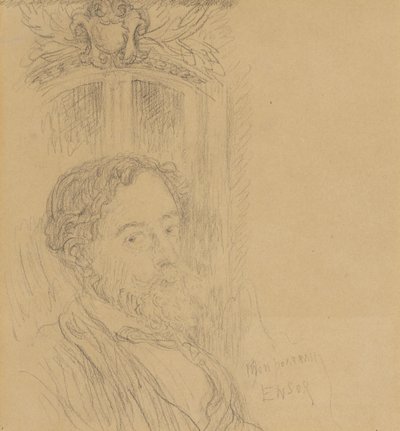 Mój portret autorstwa James Ensor