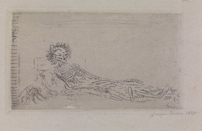 Mój portret w 1960 roku autorstwa James Ensor