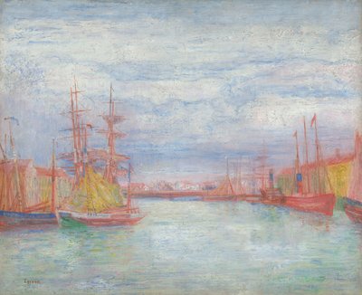 Port w Ostendzie autorstwa James Ensor