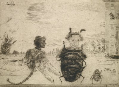 Osobliwe owady autorstwa James Ensor