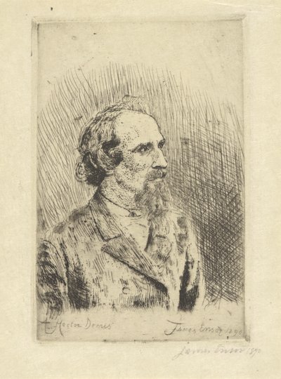 Portret Hectora Denisa autorstwa James Ensor