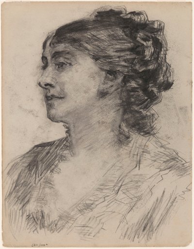 Portret kobiety autorstwa James Ensor