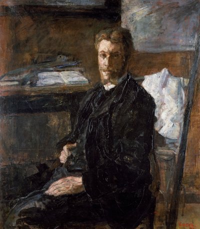 Portret artysty Willy Finch (Portrait du peintre Willy Finch) autorstwa James Ensor