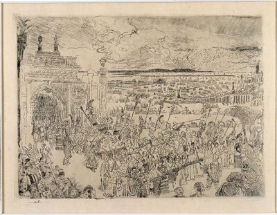 Rzymski pochód triumfalny autorstwa James Ensor