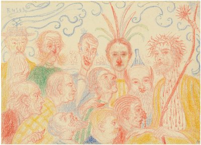 Scènes de la Vie du Christ Sceny z życia Chrystusa, 1910-1915. autorstwa James Ensor