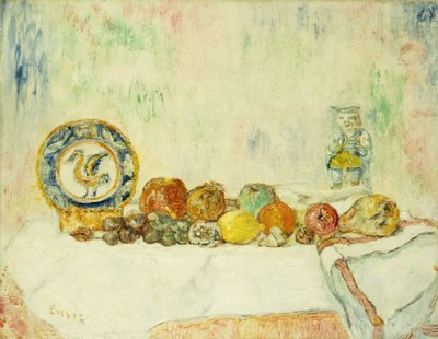 natureza morta com frutas; Nature Morte aux Fruits Polish autorstwa James Ensor