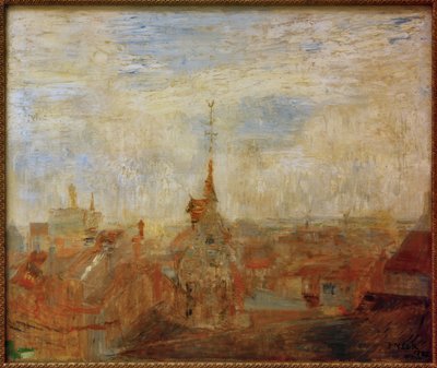 Twoje dachy Ostendy autorstwa James Sidney Ensor