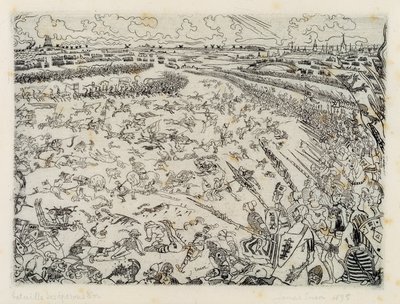 Bitwa o Złote Ostrogi autorstwa James Ensor