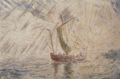 Chrystus uspokajający burzę autorstwa James Ensor
