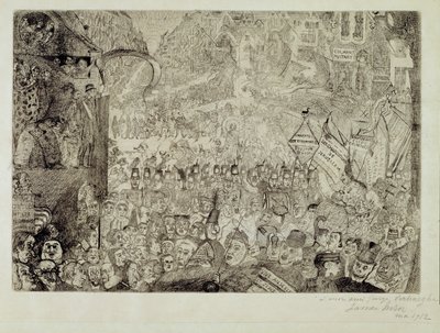 Wjazd Chrystusa do Brukseli autorstwa James Ensor