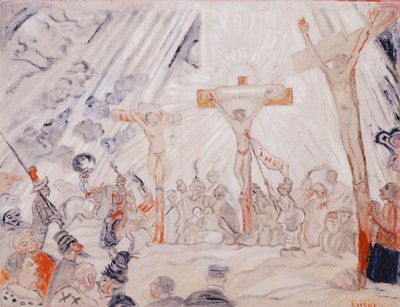 Los Calvariebergu; Le Calvaire-De Calvarieberg autorstwa James Ensor