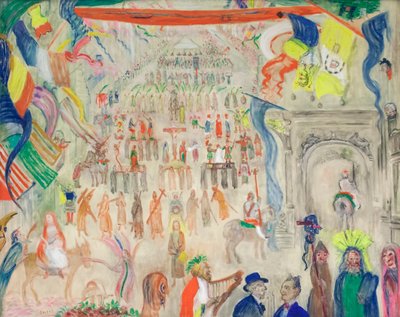 Procesja penitentów, Veurne autorstwa James Ensor