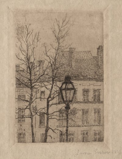 Latarnia uliczna autorstwa James Ensor