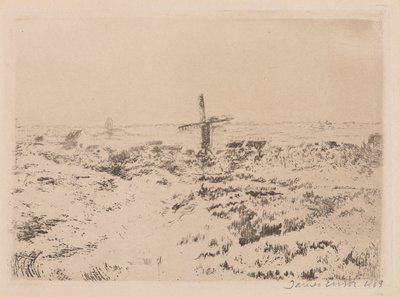 Wiatrak w Mariakerke autorstwa James Ensor