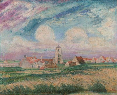 Widok na Mariakerke autorstwa James Ensor