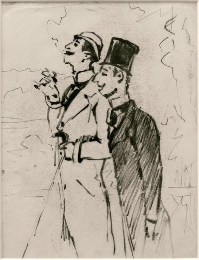 Dwóch panów autorstwa James Sidney Ensor
