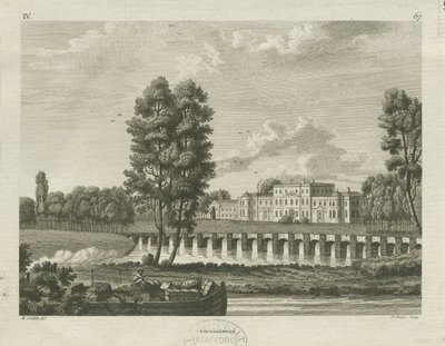 Shugborough Hall: grawerowanie, bd [ok. 1782] (druk) autorstwa James Fittler