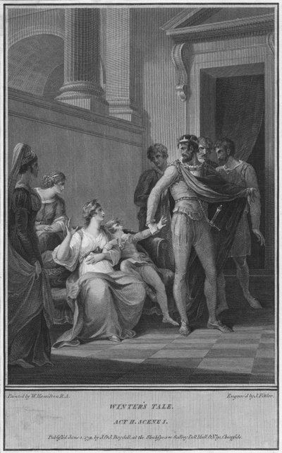 Zimowa opowieść. Akt II. Scena I, 1793. autorstwa James Fittler