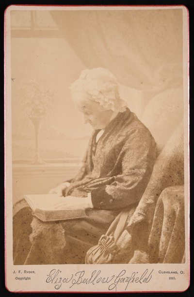 Portret Elizy Ballou Garfield 1801-1888, 1881. autorstwa James Fitzallen Ryder