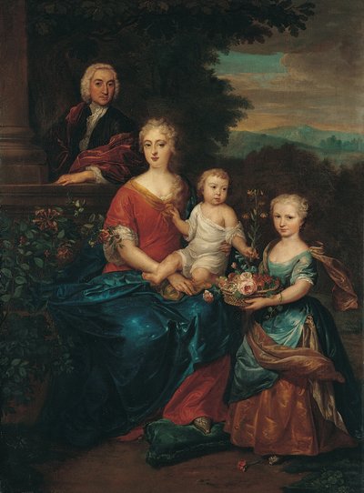Grupa rodzinna autorstwa James Francis Maubert