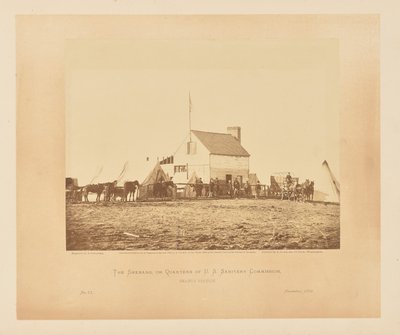 Shebang, czyli kwatera amerykańskiej komisji sanitarnej, Brandy Station autorstwa James Gardner