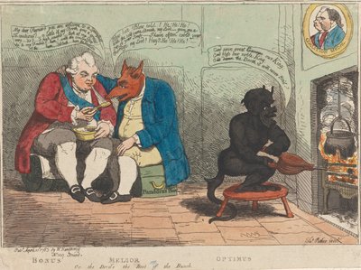 Bonus - Melior - Optimus, czyli najlepsza grupa Diabła autorstwa James Gillray