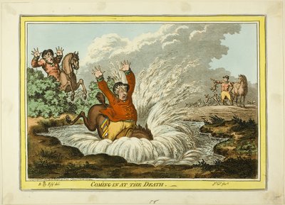 Wchodząc w śmierć autorstwa James Gillray