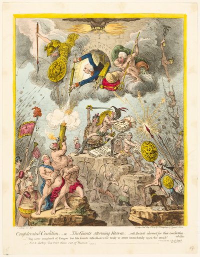 Koalicja Konfederacji autorstwa James Gillray