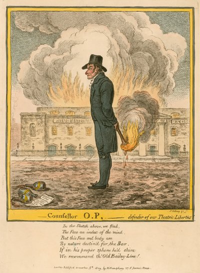 Radca OP - obrońca naszych swobód teatralnych autorstwa James Gillray