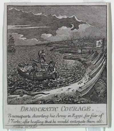 „Demokracja, czyli szkic autorstwa James Gillray