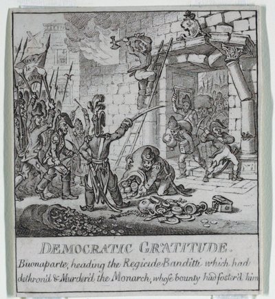 „Demokracja, czyli szkic autorstwa James Gillray
