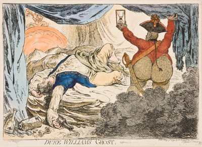 Duch księcia Williama autorstwa James Gillray