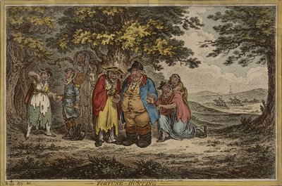 Fortune Hunting, opublikowane 20 listopada autorstwa James Gillray