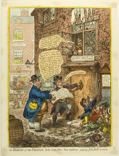 Przyjaciel Ludzi autorstwa James Gillray